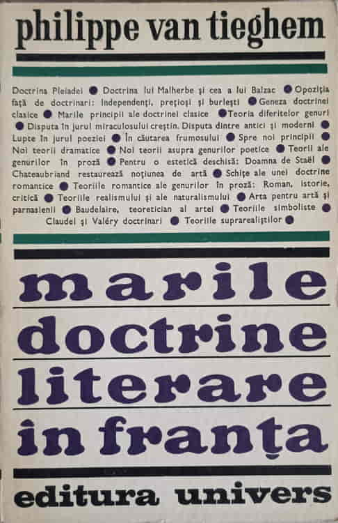 Marile Doctrine Literare In Franta