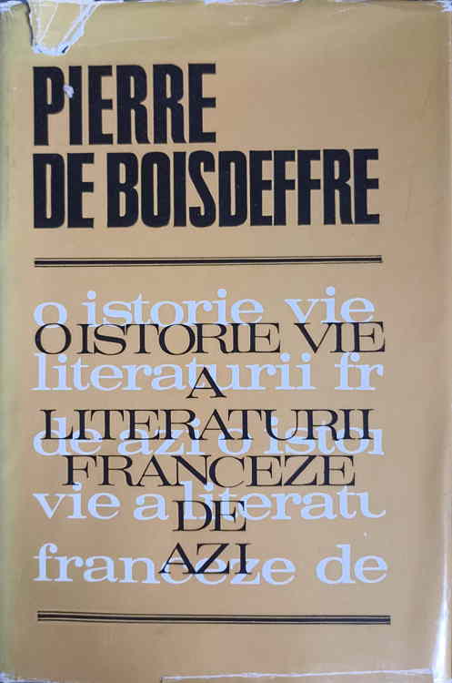 O Istorie Vie A Literaturii Franceze De Azi