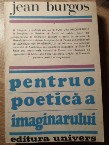 Vezi detalii pentru Pentru O Poetica A Imaginarului