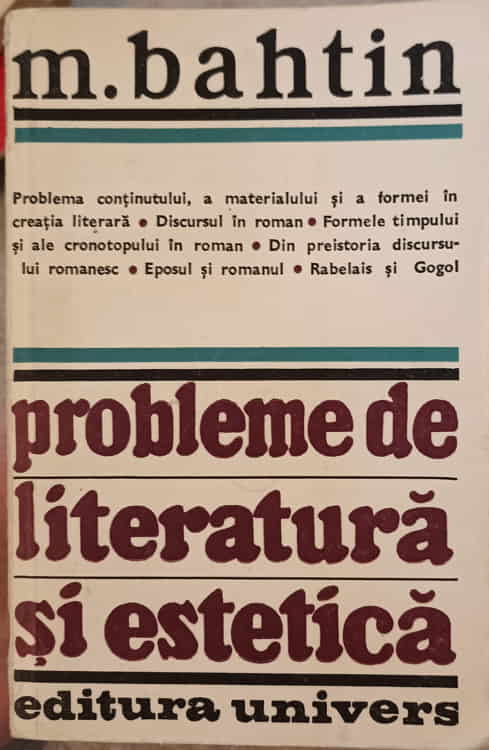 Probleme De Literatura Si Estetica