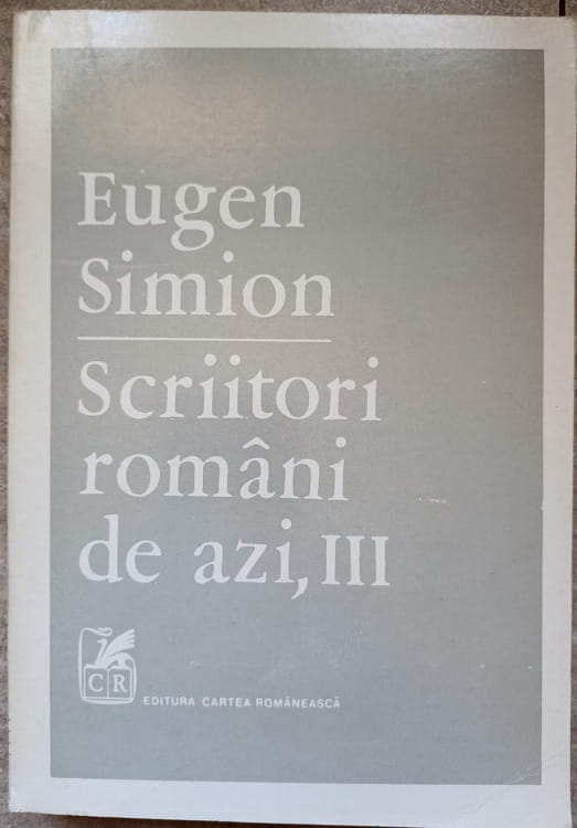 Vezi detalii pentru Scriitori Romani De Azi Vol.3