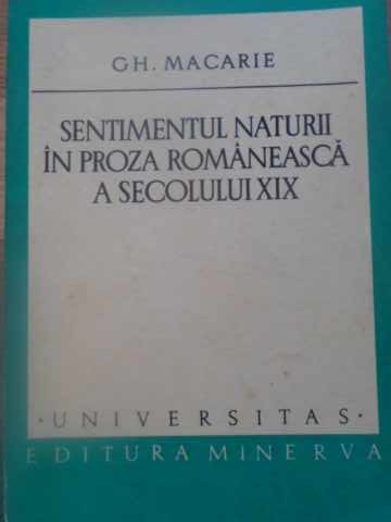 Vezi detalii pentru Sentimentul Naturii In Proza Romaneasca A Secolului Xix