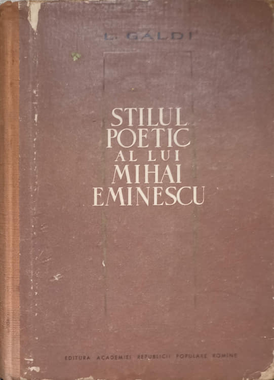 Vezi detalii pentru Stilul Poetic Al Lui Mihai Eminescu