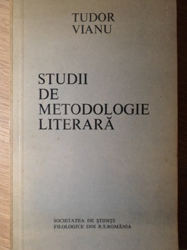 Studii de metodologie literara