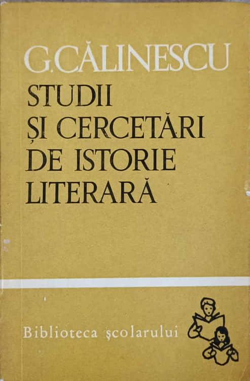 Studii Si Cercetari De Istorie Literara