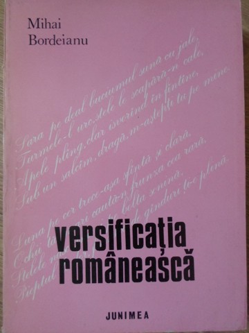 Vezi detalii pentru Versificatia Romaneasca