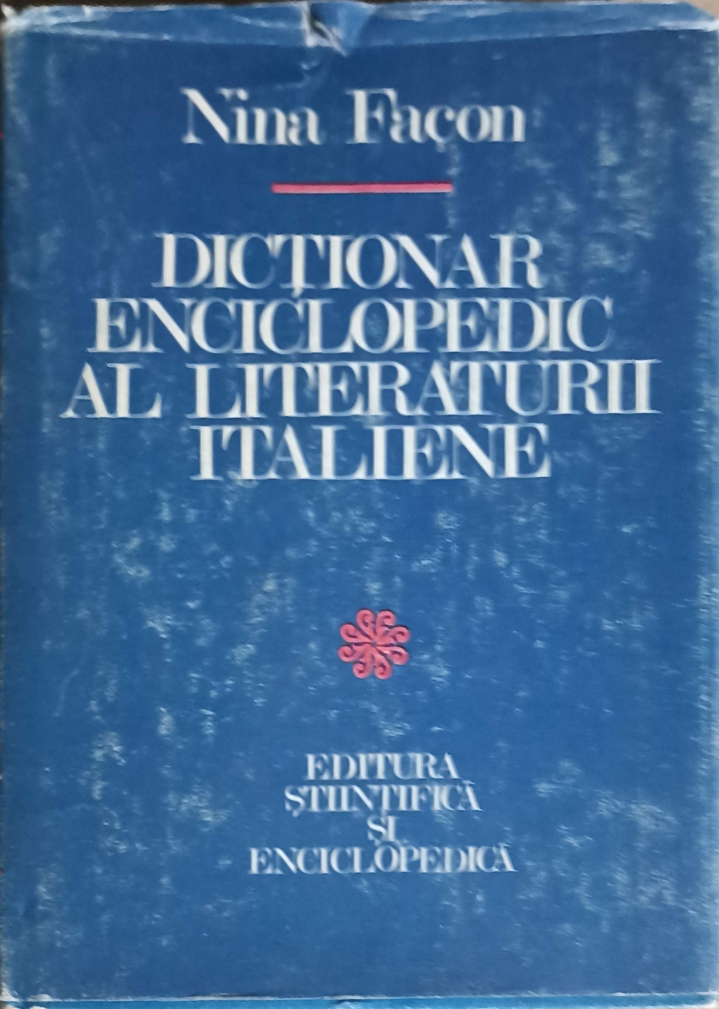 Dictionar Enciclopedic Al Literaturii Italiene