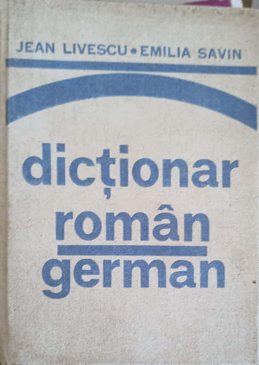 Vezi detalii pentru Dictionar Roman - German