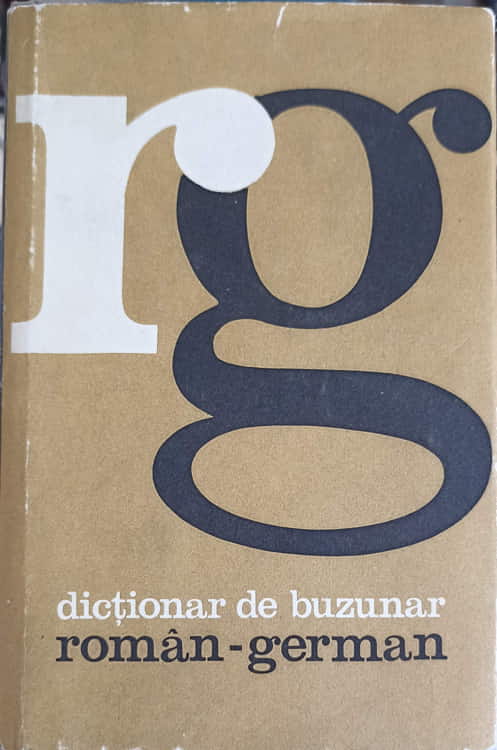 Dictionar De Buzunar Roman - German