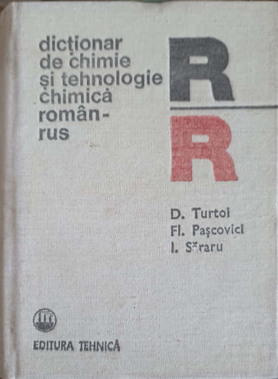 Dictionar De Chimie Si Tehnologie Chimica Roman-rus