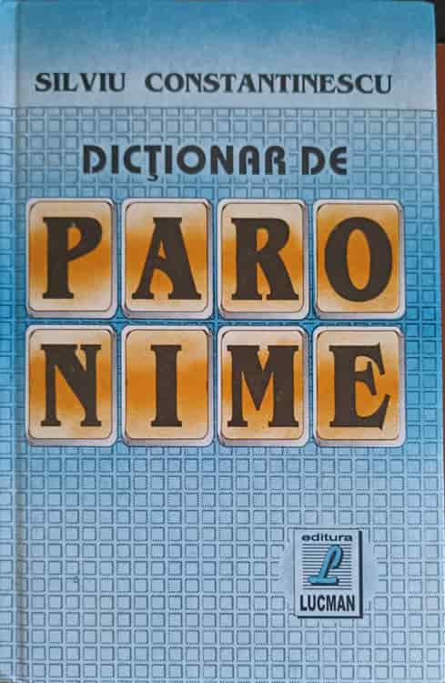 Dictionar De Paronime