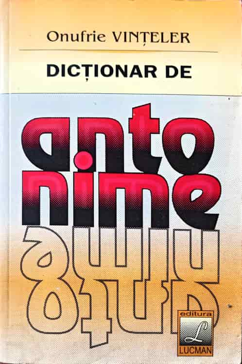 Dictionar De Antonime