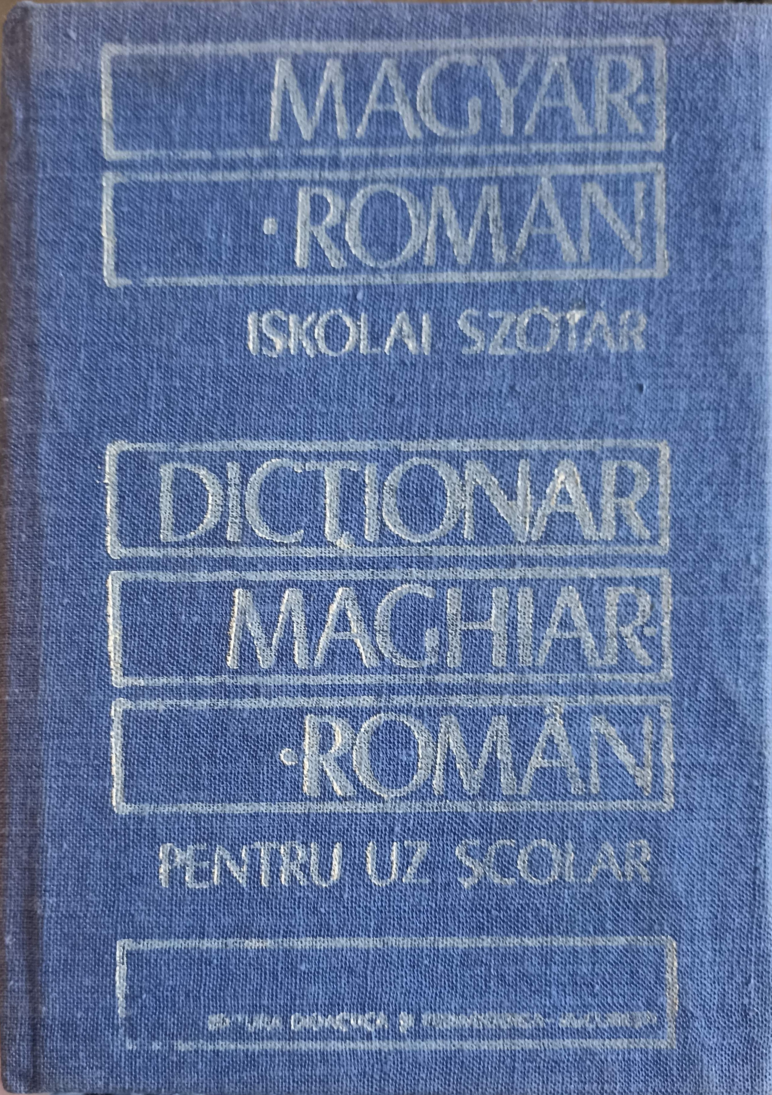 Dictionar Maghiar - Roman