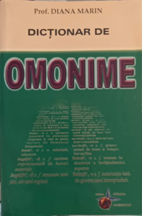Dictionar De Omonime