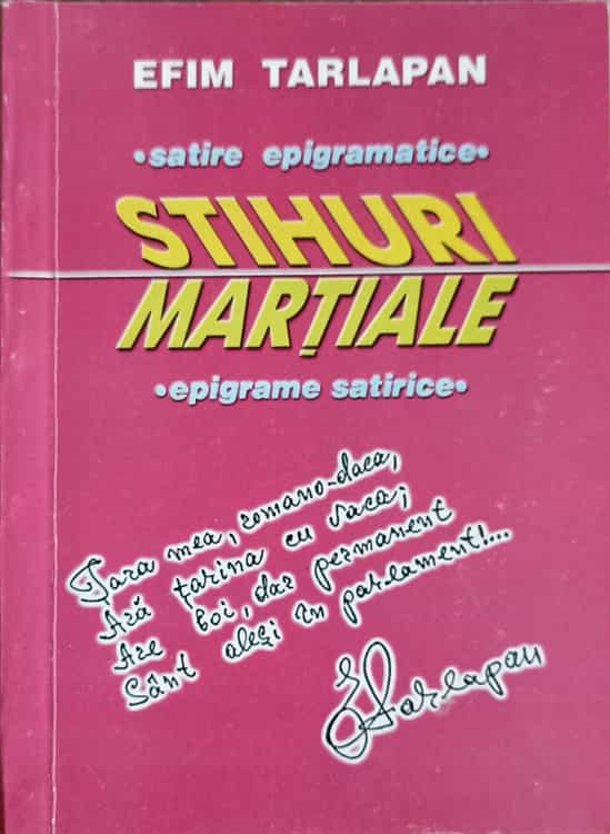 Stihuri Martiale. Epigrame Satirice