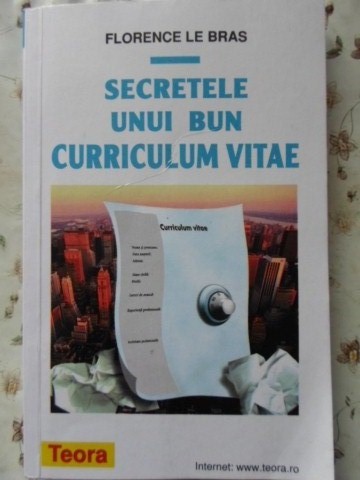 Vezi detalii pentru Secretele Unui Bun Curriculum Vitae