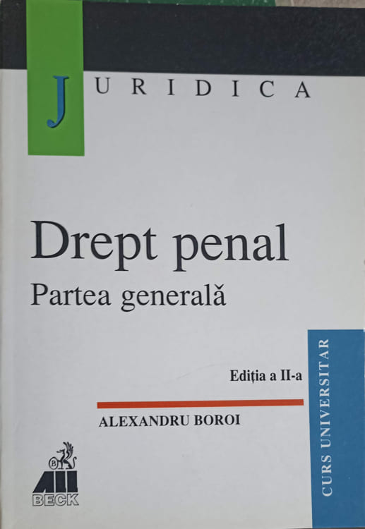 Drept Penal, Partea Generala