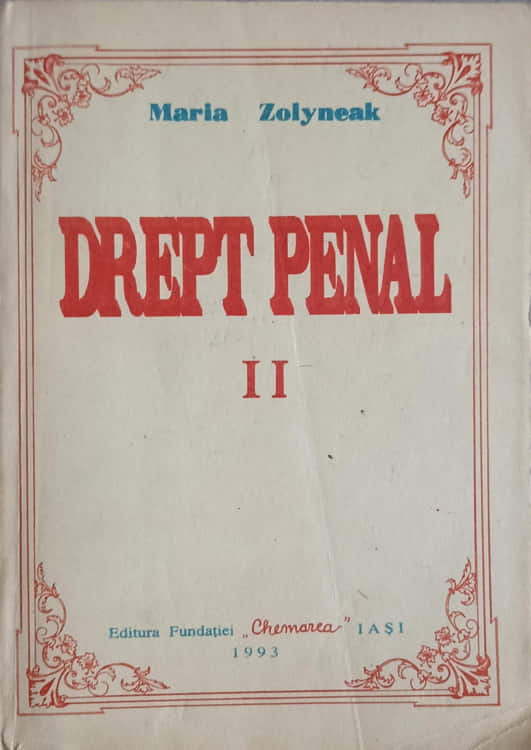 Vezi detalii pentru Drept Penal Vol.2