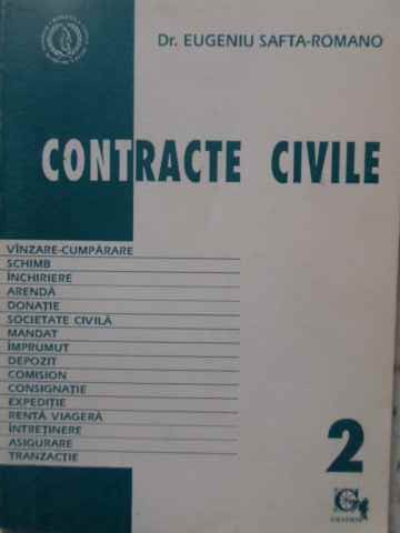 Contracte Civile Vol.2 Incheiere, Executare, Incetare