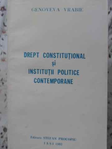 Vezi detalii pentru Drept Constitutional Si Institutii Politice Contemporane