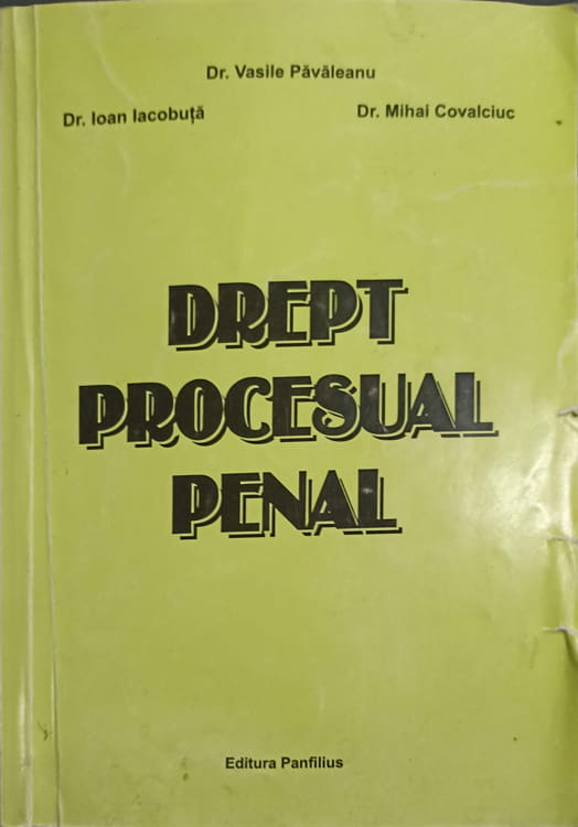 Vezi detalii pentru Drept Procesual Penal