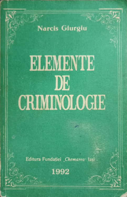 Elemente De Criminologie