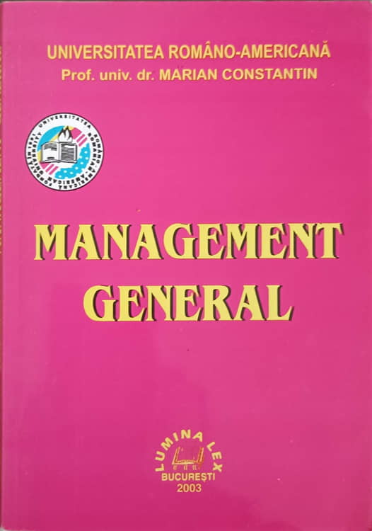 Vezi detalii pentru Management General