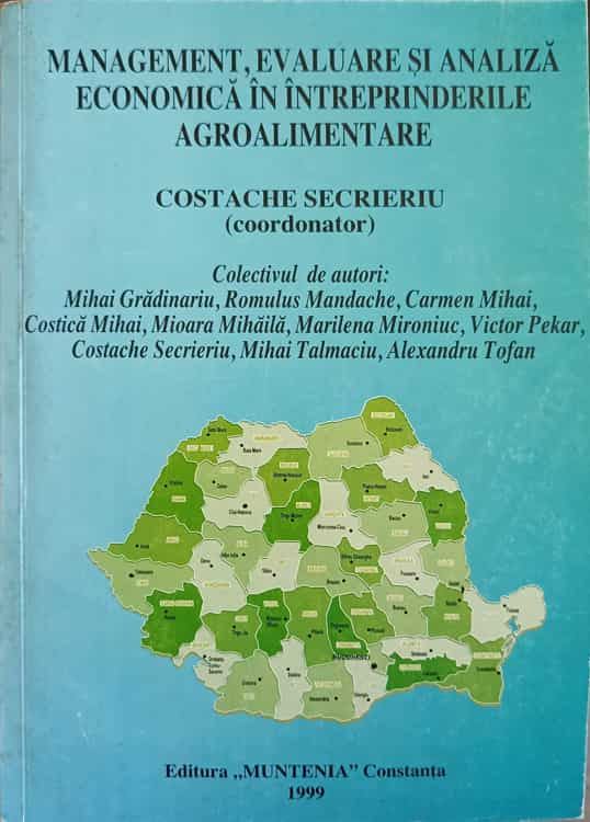 Management, Evaluare Si Analiza Economica In Intreprinderile Agroalimentare