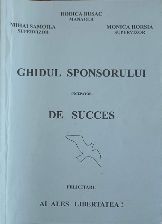 Ghidul Sponsorului Incepator De Succes