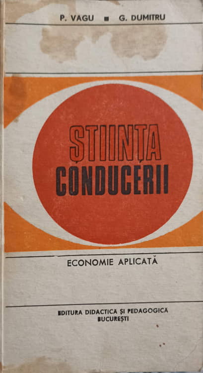 Stiinta Conducerii. Economie Aplicata