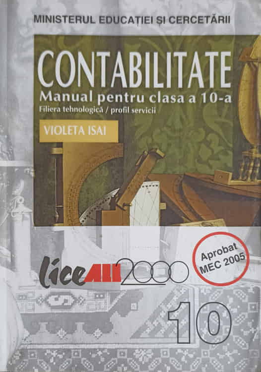 Contabilitate, Manual Pentru Clasa A 10-a