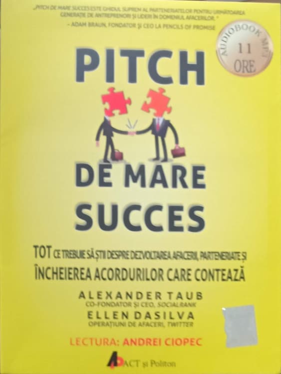 Audiobook: Pitch De Mare Succes