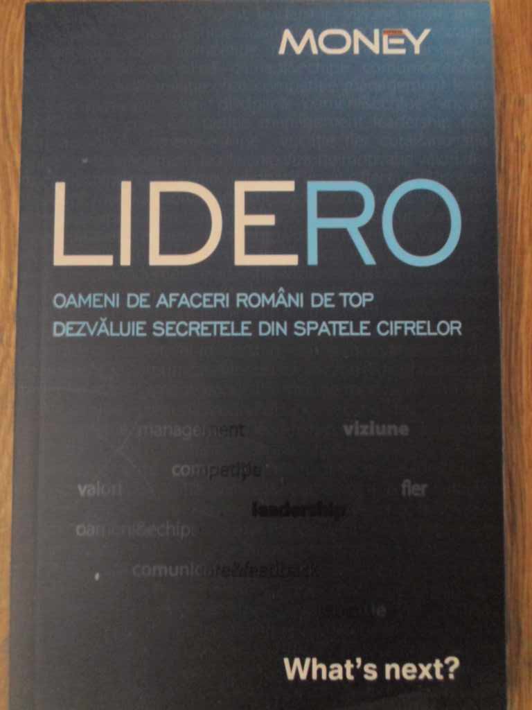 Lidero. Oameni De Afaceri Romani De Top Dezvaluie Secretele Din Spatele Cifrelor