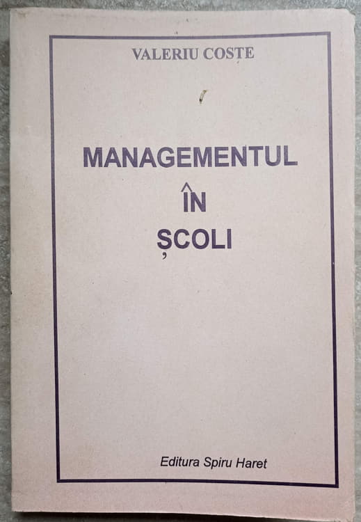 Managementul In Scoli