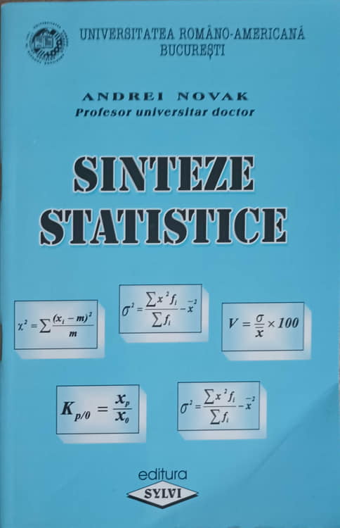 Vezi detalii pentru Sinteze Statistice