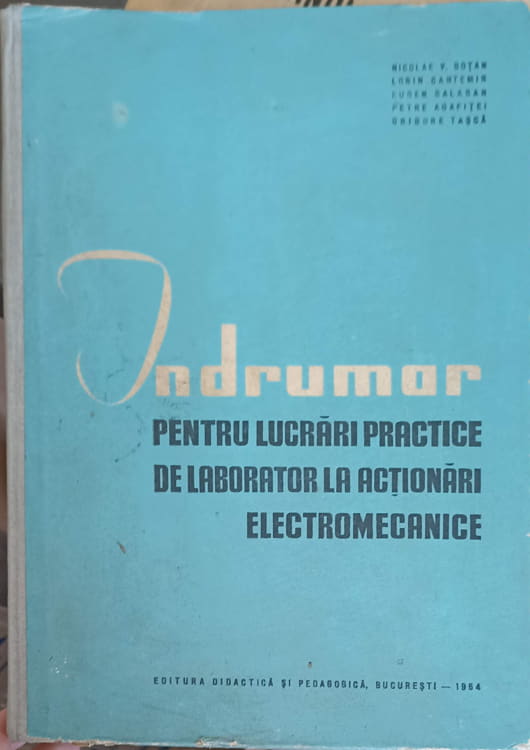 Indrumar Pentru Lucrari Practice De Laborator La Actionari Electromecanice