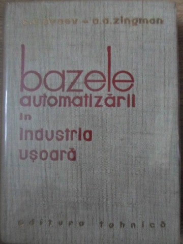 Bazele Automatizarii In Industria Usoara