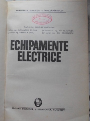 Echipamente Electrice