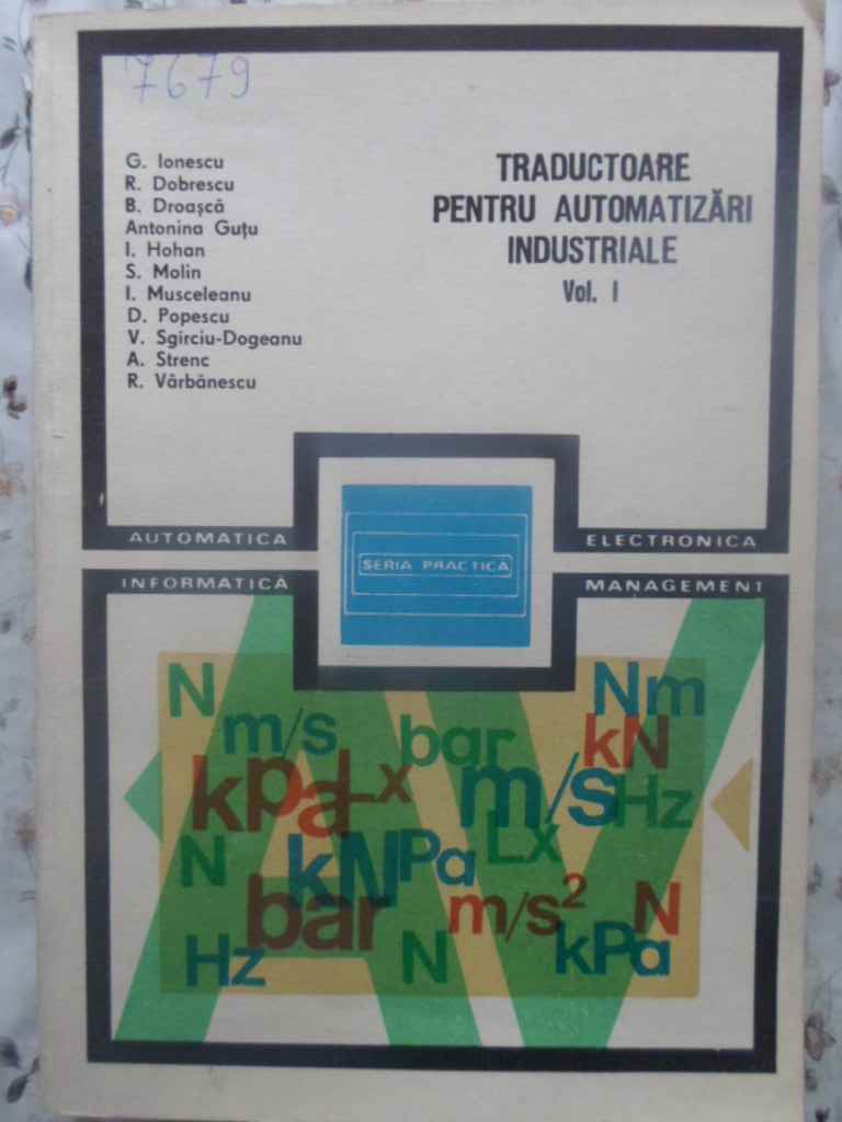 Vezi detalii pentru Traductoare Pentru Automatizari Industriale Vol.1