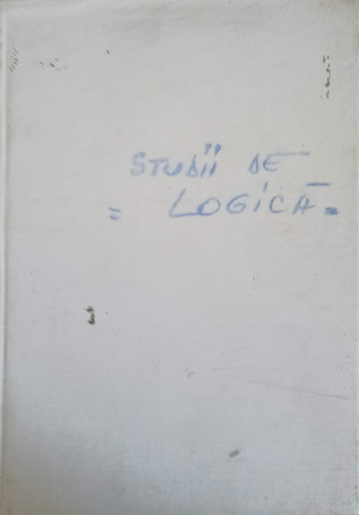 Vezi detalii pentru Studii De Logica