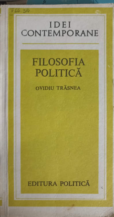 Filosofia Politica. Momente Si Semnificatii