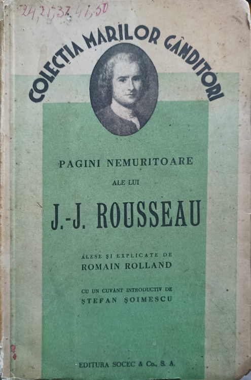 Pagini Nemuritoare Ale Lui J.-j. Rousseau