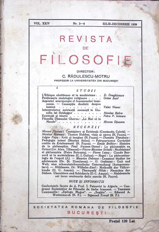 ACADEMIEI ROMANE Revista De Filosofie Nr.3-4 Iulie…