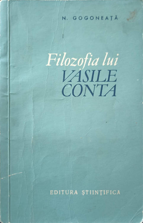 Vezi detalii pentru Filozofia Lui Vasile Conta