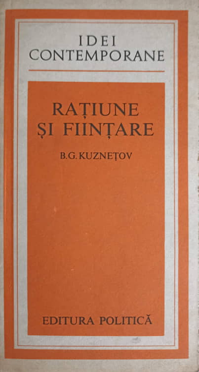 Vezi detalii pentru Ratiune Si Fiintare