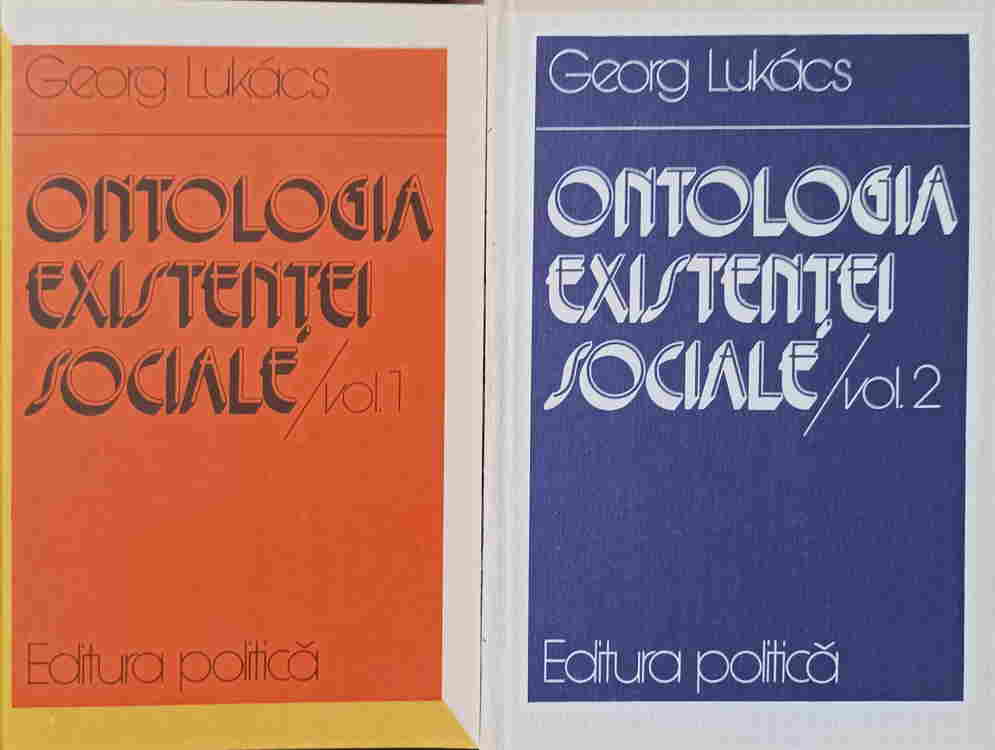 Ontologia Existentei Sociale Vol.1-2