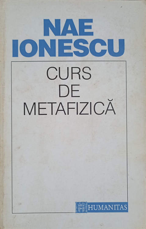 Curs De Metafizica