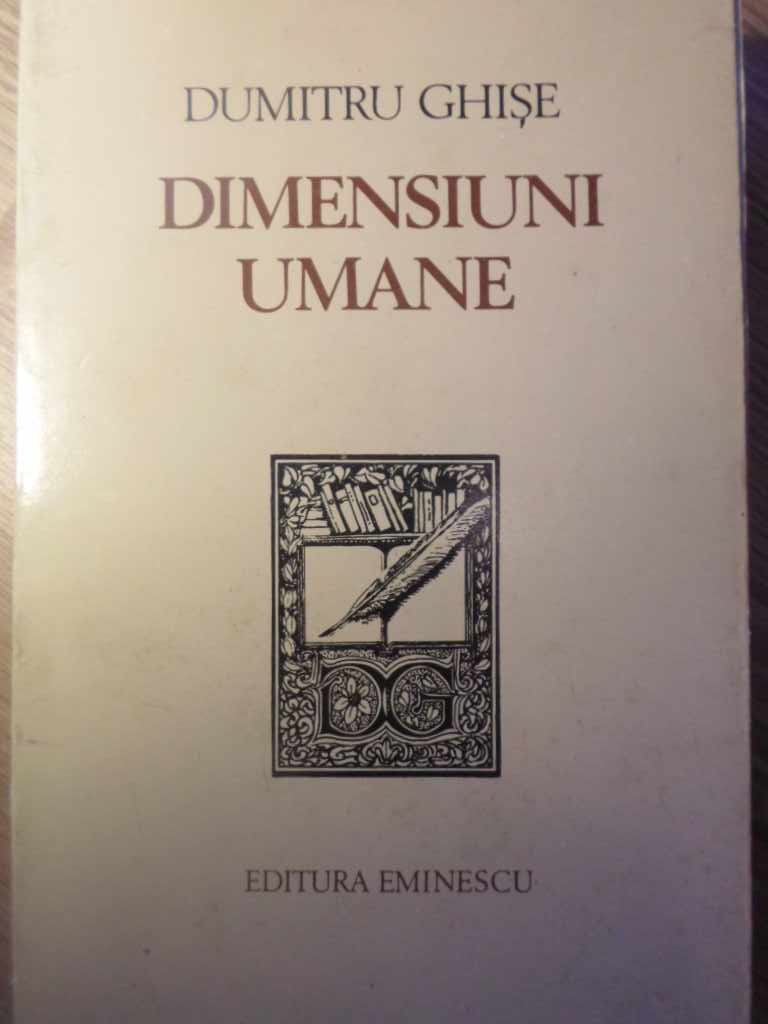 Vezi detalii pentru Dimensiuni Umane. Eseuri