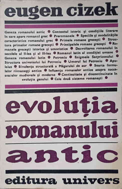 Vezi detalii pentru Evolutia Romanului Antic