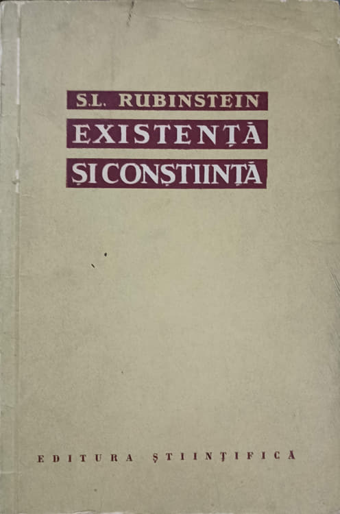 Existenta Si Constiinta